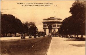 CPA PARIS 16e L'Arc de Triomphe de l'Etoile Avenue de la Grande Armée(325604)