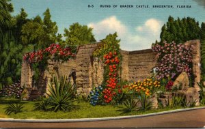 Florida Bradenton Ruins Of Braden Castle Curteich