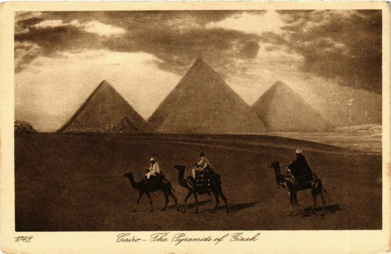 CPA Lehnert & Landrock 1042 Cairo - The Pyramids of Gizeh EGYPT (917515)