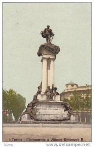 Torino , Italy , 00-10s ; Monumento a Vittorio Emanuele II