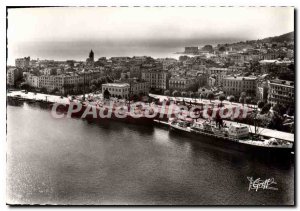 Modern Postcard View Aerienne Ajaccio Port Quere