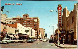 Postcard SHOP SCENE Amarillo Texas TX AL6237