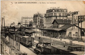 CPA La Garenne Colombes La Gare (1314509)