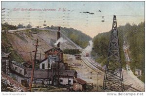 New York Syracuse Scene In Split Rock Quarries 1910