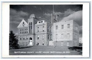 Bottineau North Dakota ND Postcard Bottineau County Court House 1972 RPPC Photo