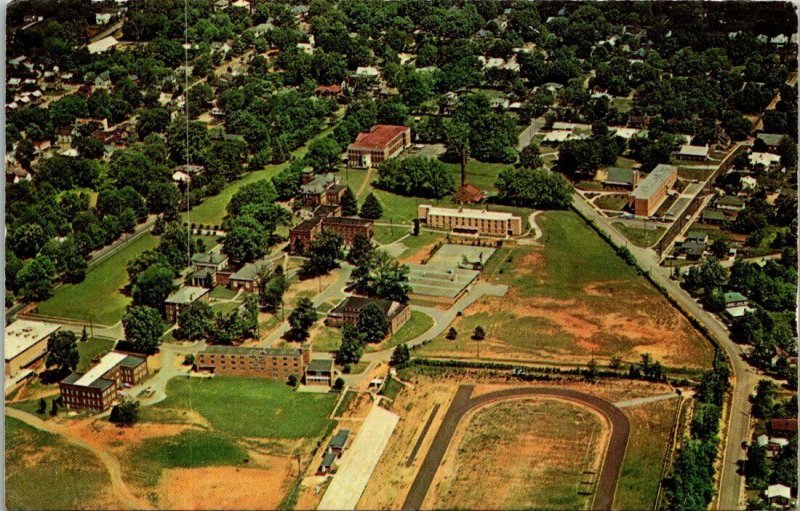 SALISBURY, NC Livingston College Track Aerial View North Carolina Postcard 