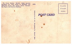 Cruise Steamer  Western States D&C Navigation Co.