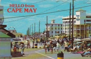 New Jersey Greetings From Cape May Showing The Promenade