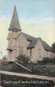 House of Worship Fishs Eddy New York 1910c postcard