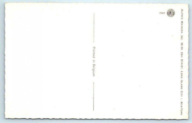 Mainzer DRESSED MICE Anthropomorphic HEADED TO SCHOOL #4904 Belgium Postcard