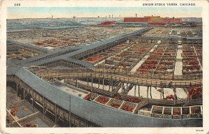 US3369 Union Stock Yards Chicago Panorama