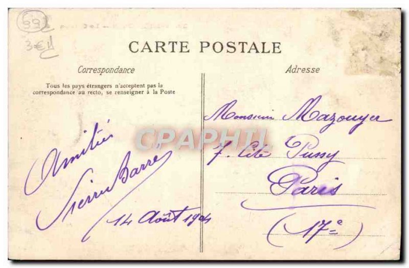 Old Postcard Pierrefonds Chateau