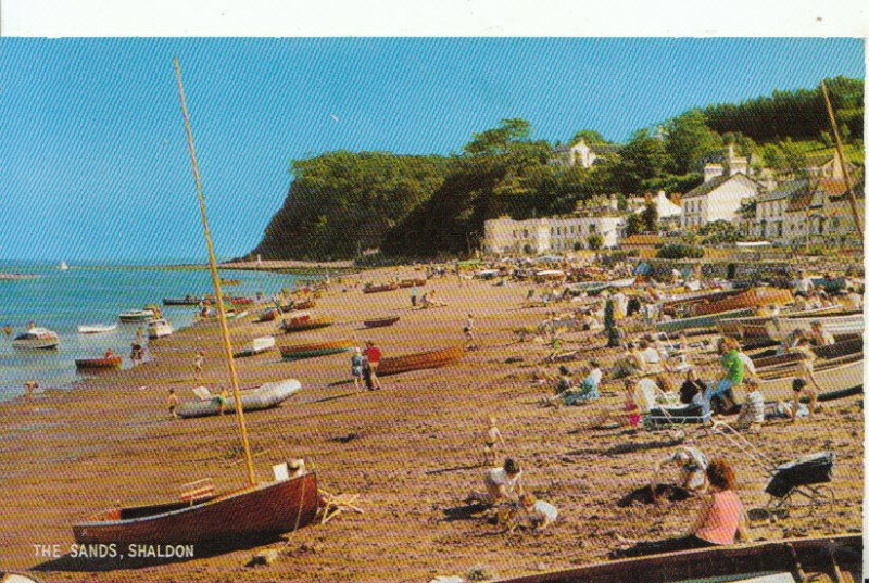 Devon Postcard - The Sands - Shaldon - Ref 12095A