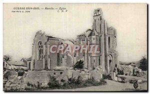 Postcard Old Church Army War Riaville