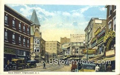 Main Street - Pawtucket, Rhode Island RI  