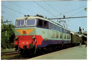 Italian State Railway Electric Locomotive, Torino Train Station, 1980