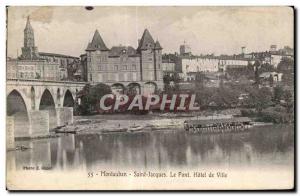 Old Postcard Montauban Saint Jacques Le Pont de Ville Lavandieres