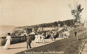 New York NY Riverside Drive North From 146th Street 1909 RPPC