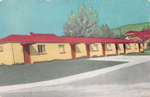 Rawlins Wyoming Double A Court Color Photochrome Vintage Postcard U1582