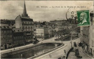 CPA Tulle Le Pont de la Mairie et les Quais FRANCE (1051573)