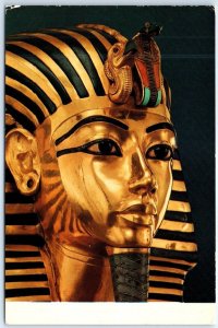 Postcard - The Gold Mummy Mask (detail), Egyptian Museum - Cairo, Egypt