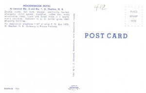 Canada  St.Stephen N.B. Meadowbrook Motel