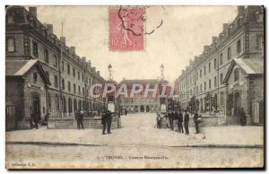 Postcard Troyes Old Barracks Army Beurnonville