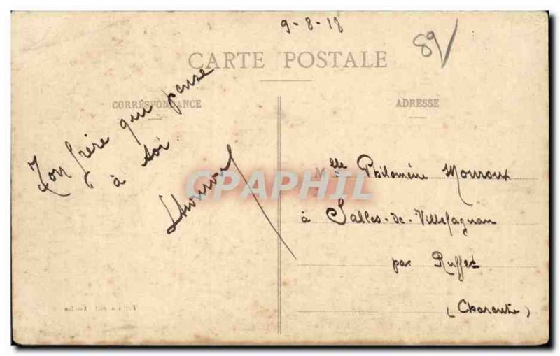 Old Postcard Avallon