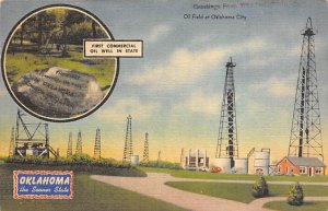 First Commercial Oil Well In State Completed In 1897 - Oklahoma City, Oklahom...