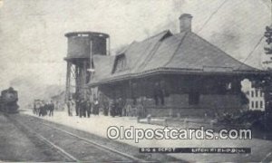Big 4 Depot, Litch Field, IL, Illinois, USA Depot Railroad 1909 
