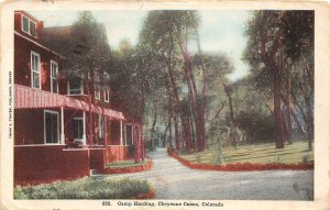 F46/ Cheyenne Canon Colorado Postcard 1907 Camp Harding Building