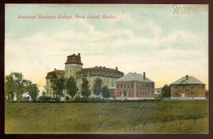 h1231 - ROCK ISLAND Quebec Postcard 1906 Stanstead Wesleyan College