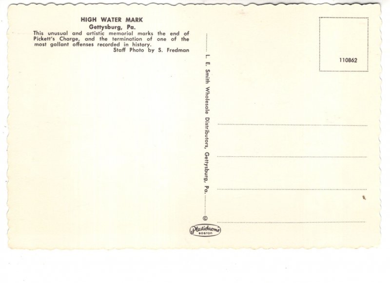 High Water Mark Gettysburg, Pennsylvania