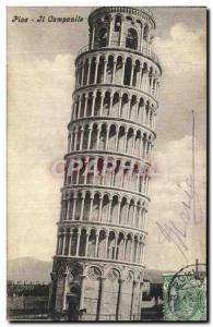 Old Postcard Pisa Il Campanile