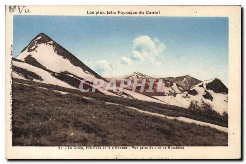 Postcard The Old Pluis Pretty Landscapes of the Cantal The Griou Usclade and ...