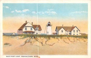Race Point Light Provincetown, Massachusetts MA Postcard