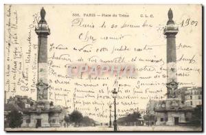 Old Postcard Paris Place du Trone