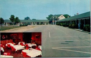 Vtg Pleasantville New Jersey NJ Sherry's Bar & Restaurant 1950s Postcard