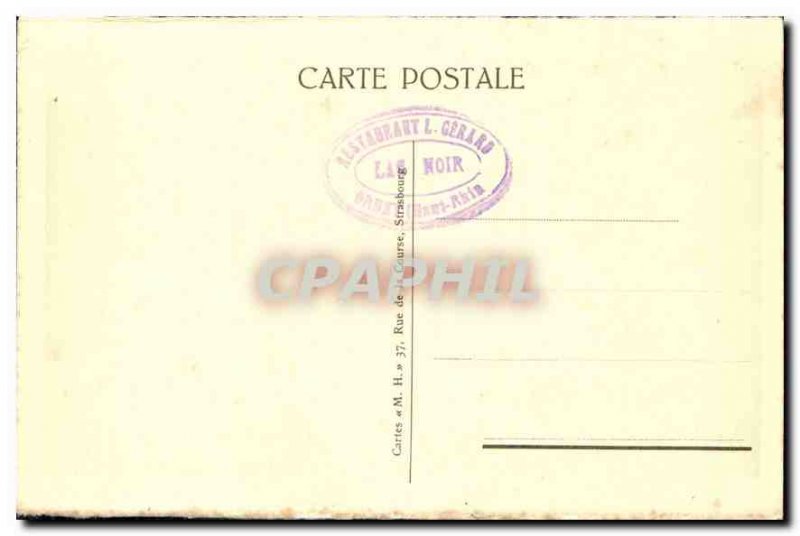 Postcard Old Black Lake