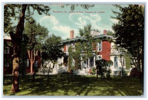 1910 A Home Of Colonel Thomas A. Lawler Rockford Illinois IL Posted Postcard