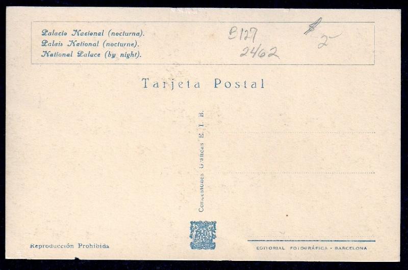 National Palace Barcelona Int'l Exposition unused c1929