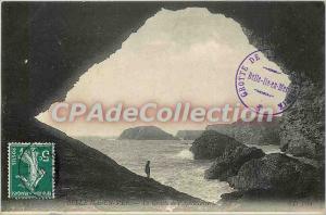 Postcard Old Belle Ile en Mer Cave