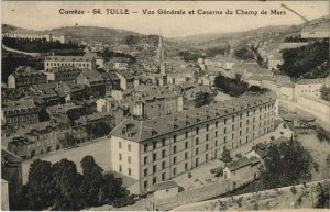 CPA Tulle Vue Generale et Caserne du Champ de Mars FRANCE (1051509)