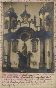 brazil SÃO JOÃO DEL-REI Minas Gerais, Igreja de São Francisco de Assis 1905 RPPC