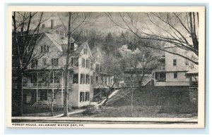 Forest House Delaware Water Gap Pennsylvania Antique Vintage Postcard 