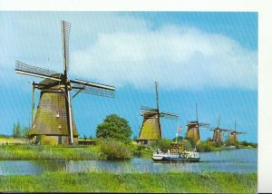 Netherlands Postcard - Holland - Land of Wind-mills - Ref 18145A