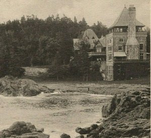 Bee's Chatwold Bay Beautiful Home Beach Bar Harbor Maine ME Postcard