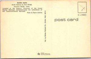 Postcard MOUNTAIN SCENE Council Bluffs Iowa IA AN7859