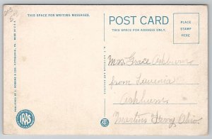 Parkersburg WV Masonic Home West Virginia Postcard D33