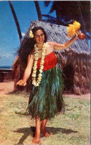 Postcard Hawaii - Hula Dancer